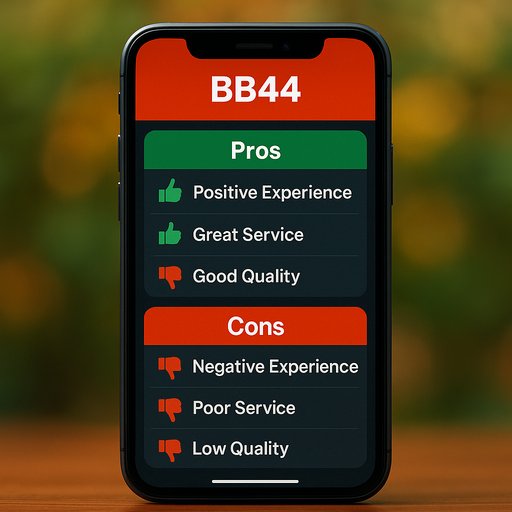 BB44 app home screen user experience
