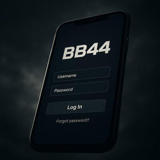 BB44 login screen mockup