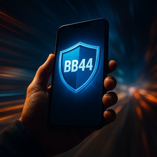 BB44 encryption shield in app